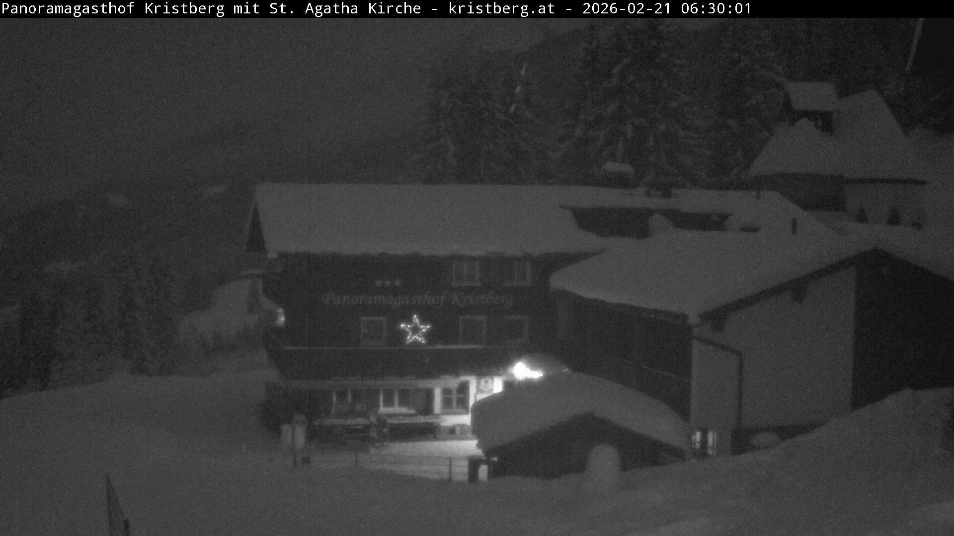 Archiv Foto Webcam Panoramagasthof Kristberg (Silbertal)