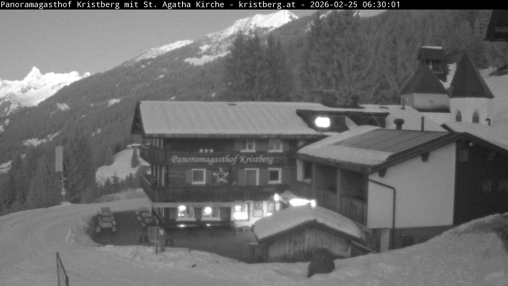Archiv Foto Webcam Panoramagasthof Kristberg (Silbertal)