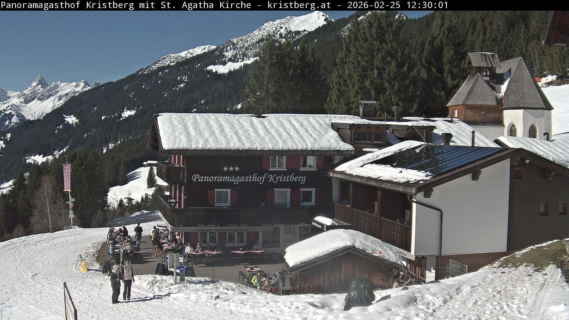 Archiv Foto Webcam Panoramagasthof Kristberg (Silbertal)