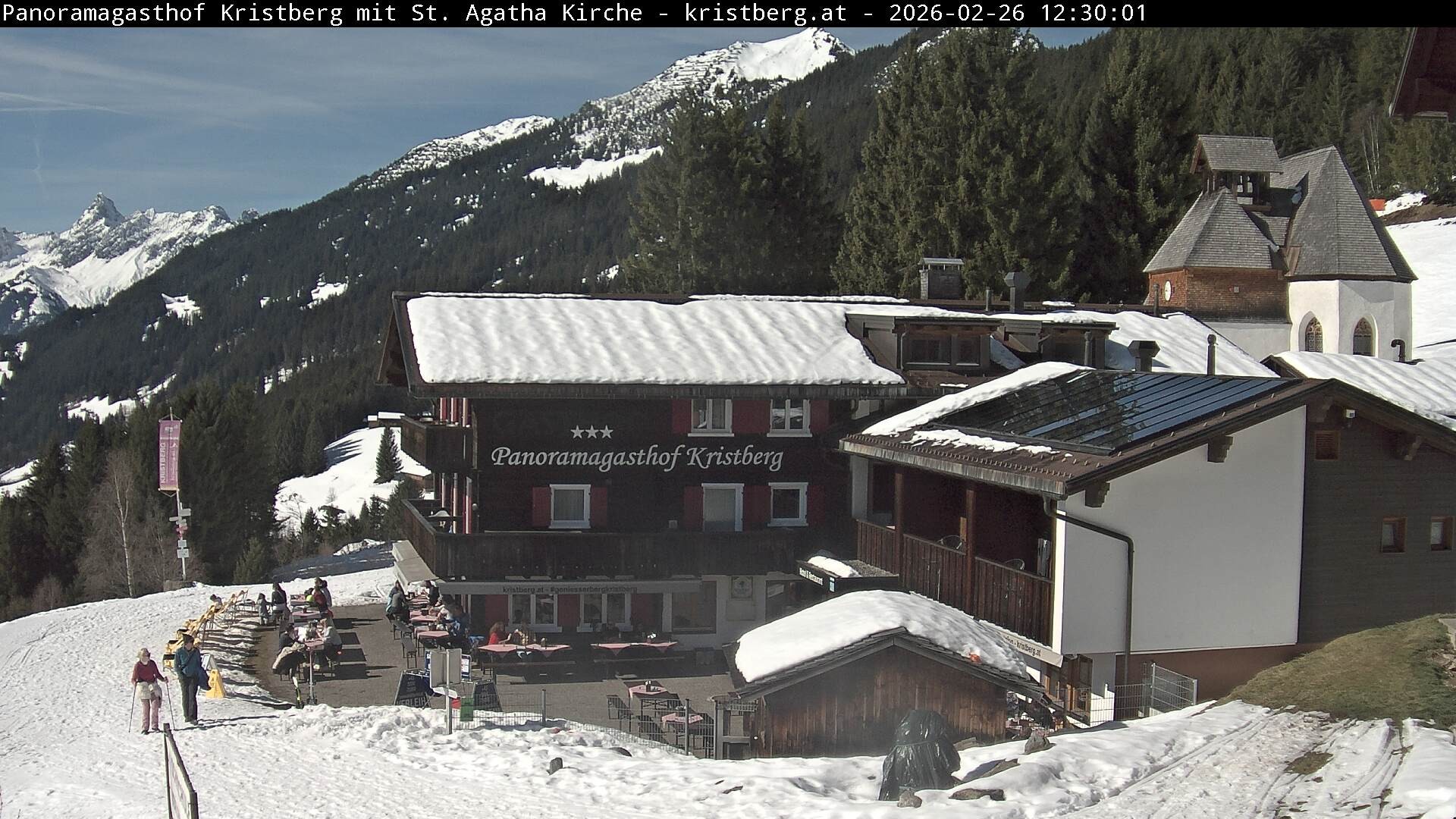 Archiv Foto Webcam Panoramagasthof Kristberg (Silbertal)