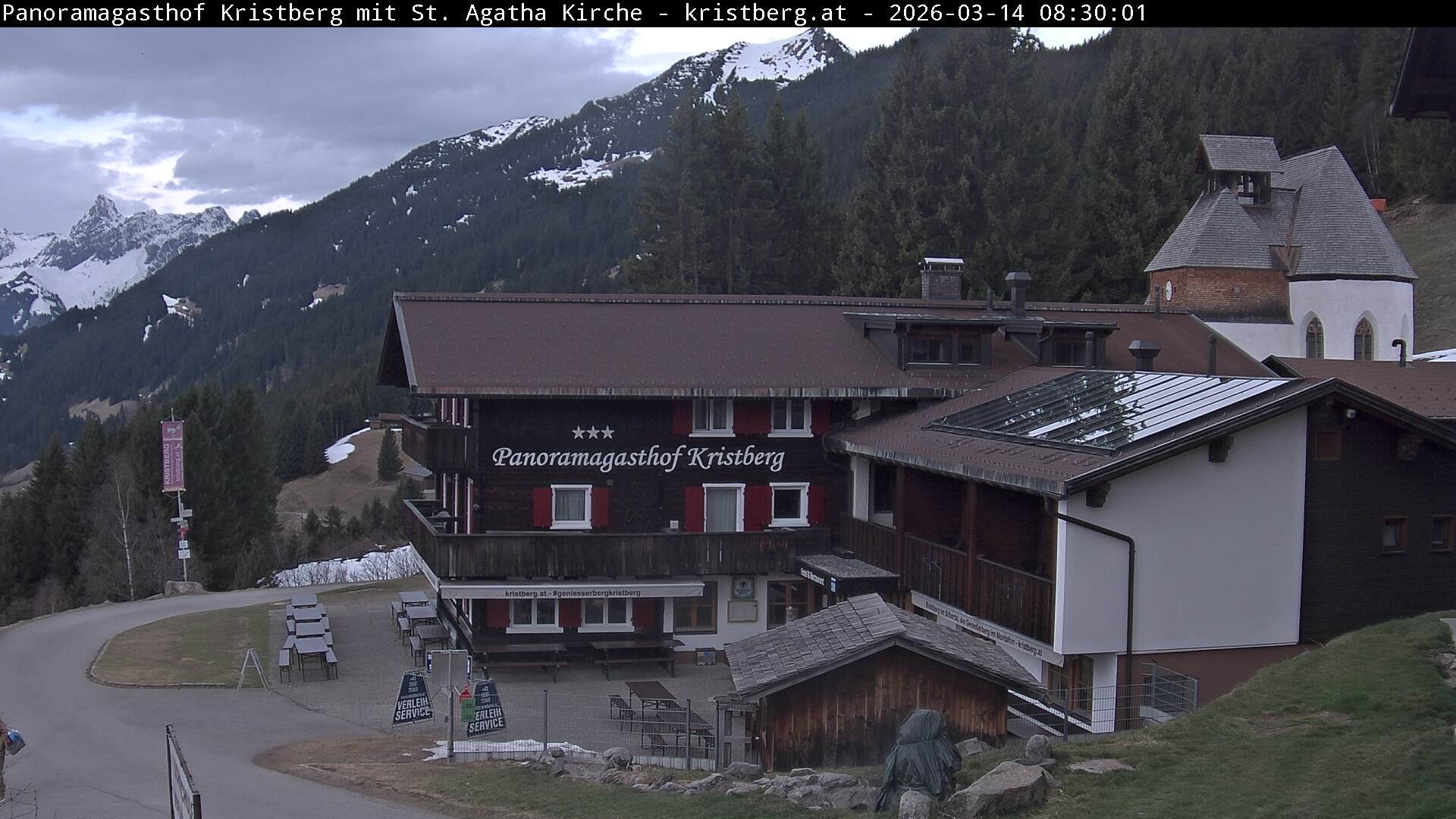 Archiv Foto Webcam Panoramagasthof Kristberg (Silbertal)