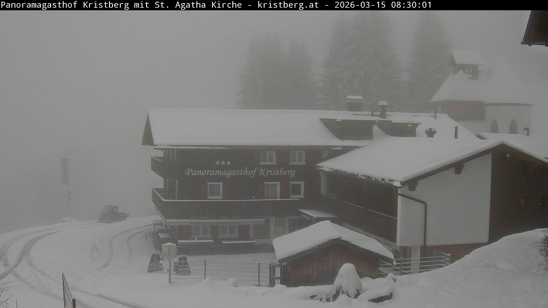 Archiv Foto Webcam Panoramagasthof Kristberg (Silbertal)