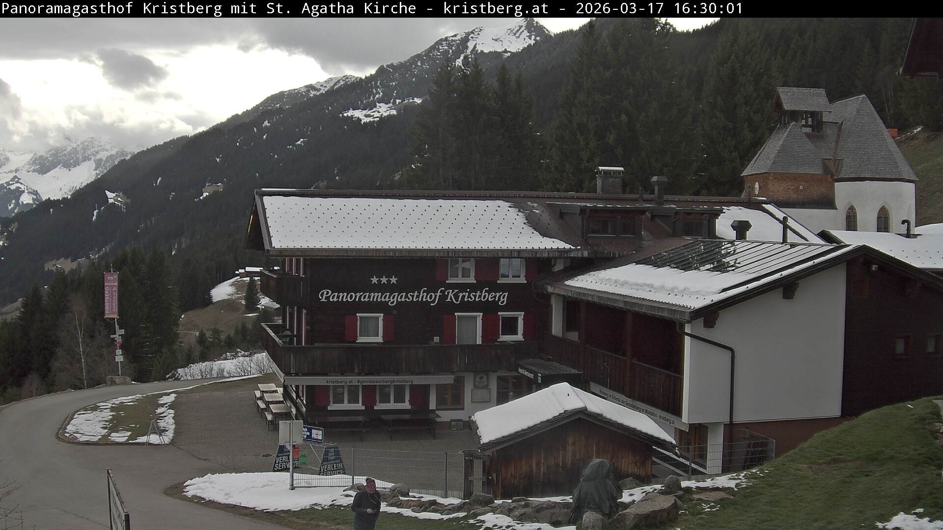 Archiv Foto Webcam Panoramagasthof Kristberg (Silbertal)