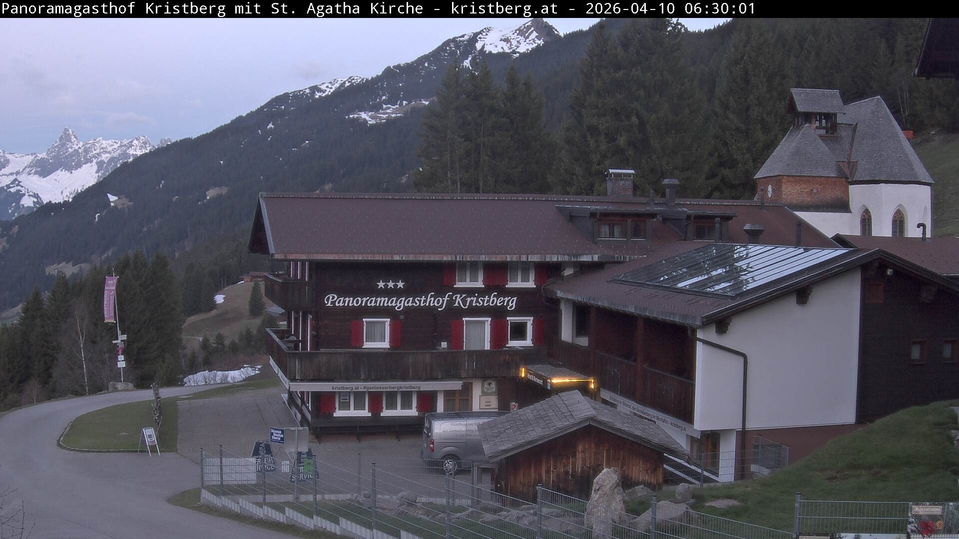 Archiv Foto Webcam Panoramagasthof Kristberg (Silbertal)