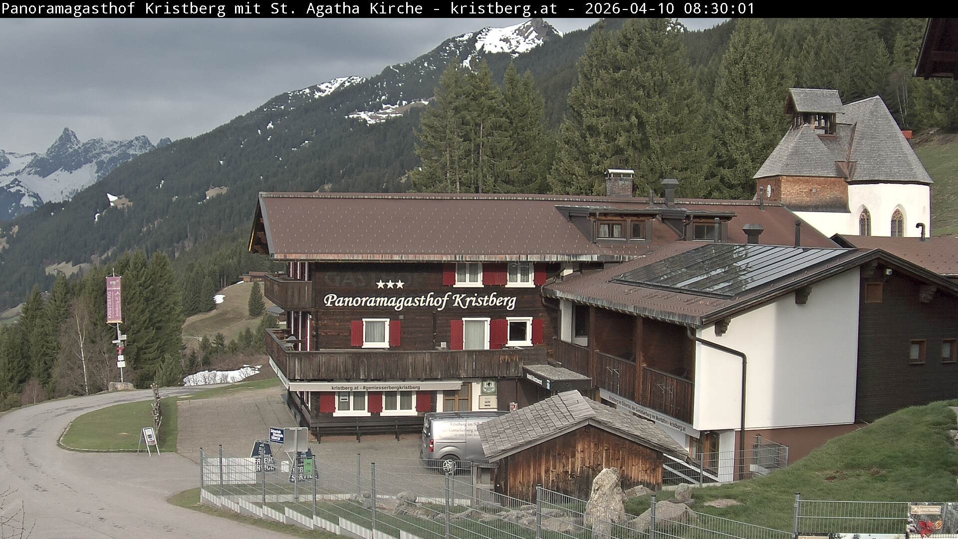 Archiv Foto Webcam Panoramagasthof Kristberg (Silbertal)