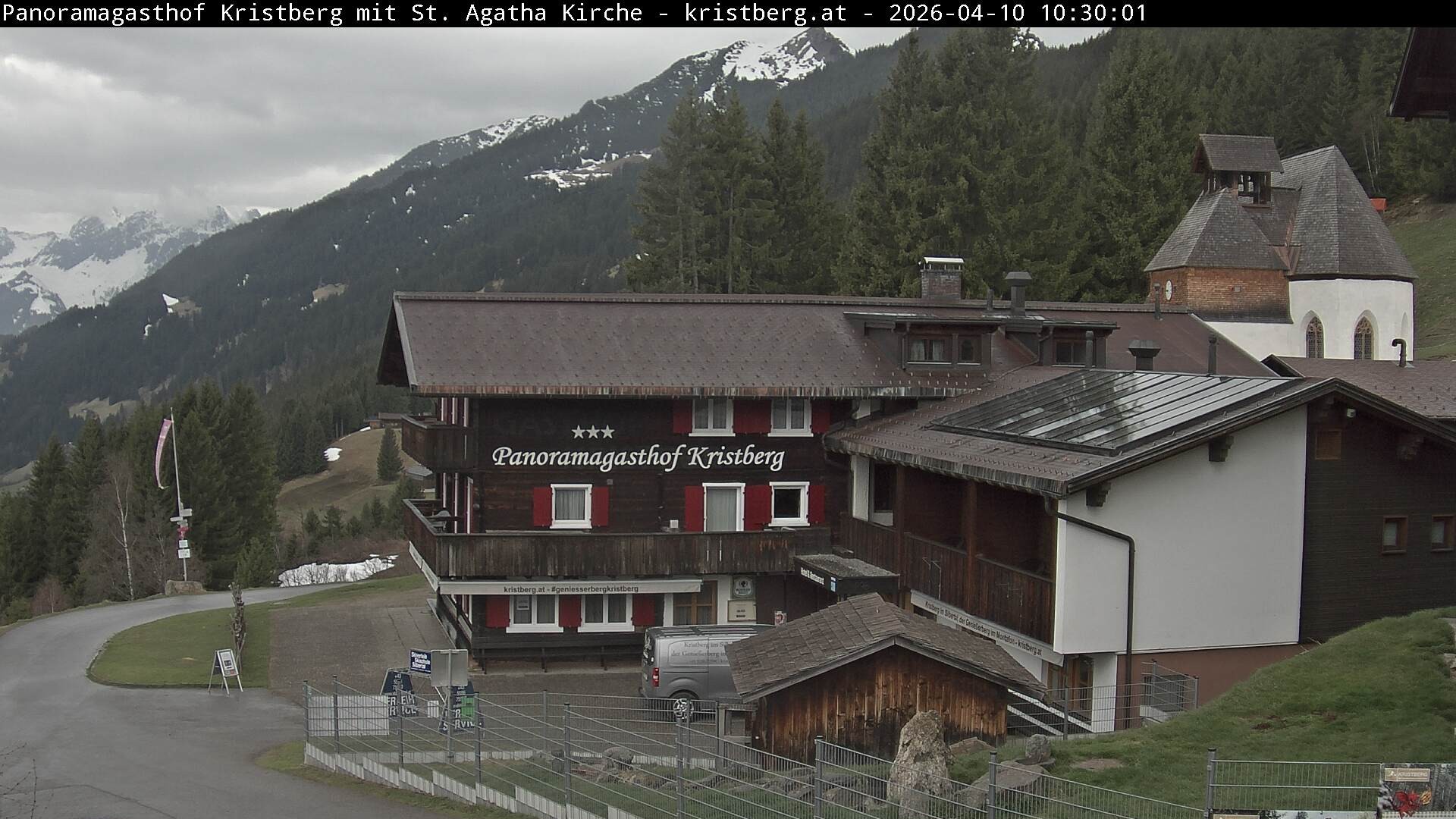 Archiv Foto Webcam Panoramagasthof Kristberg (Silbertal)