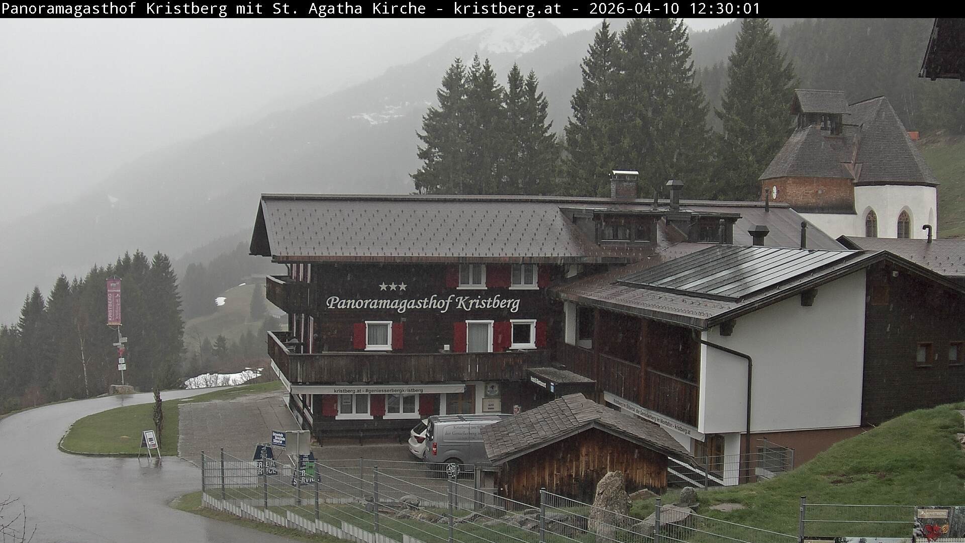 Archiv Foto Webcam Panoramagasthof Kristberg (Silbertal)