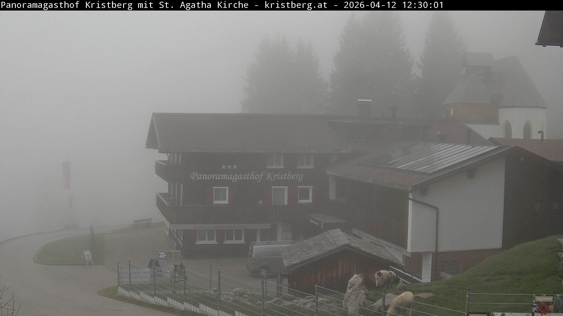 Archiv Foto Webcam Panoramagasthof Kristberg (Silbertal)