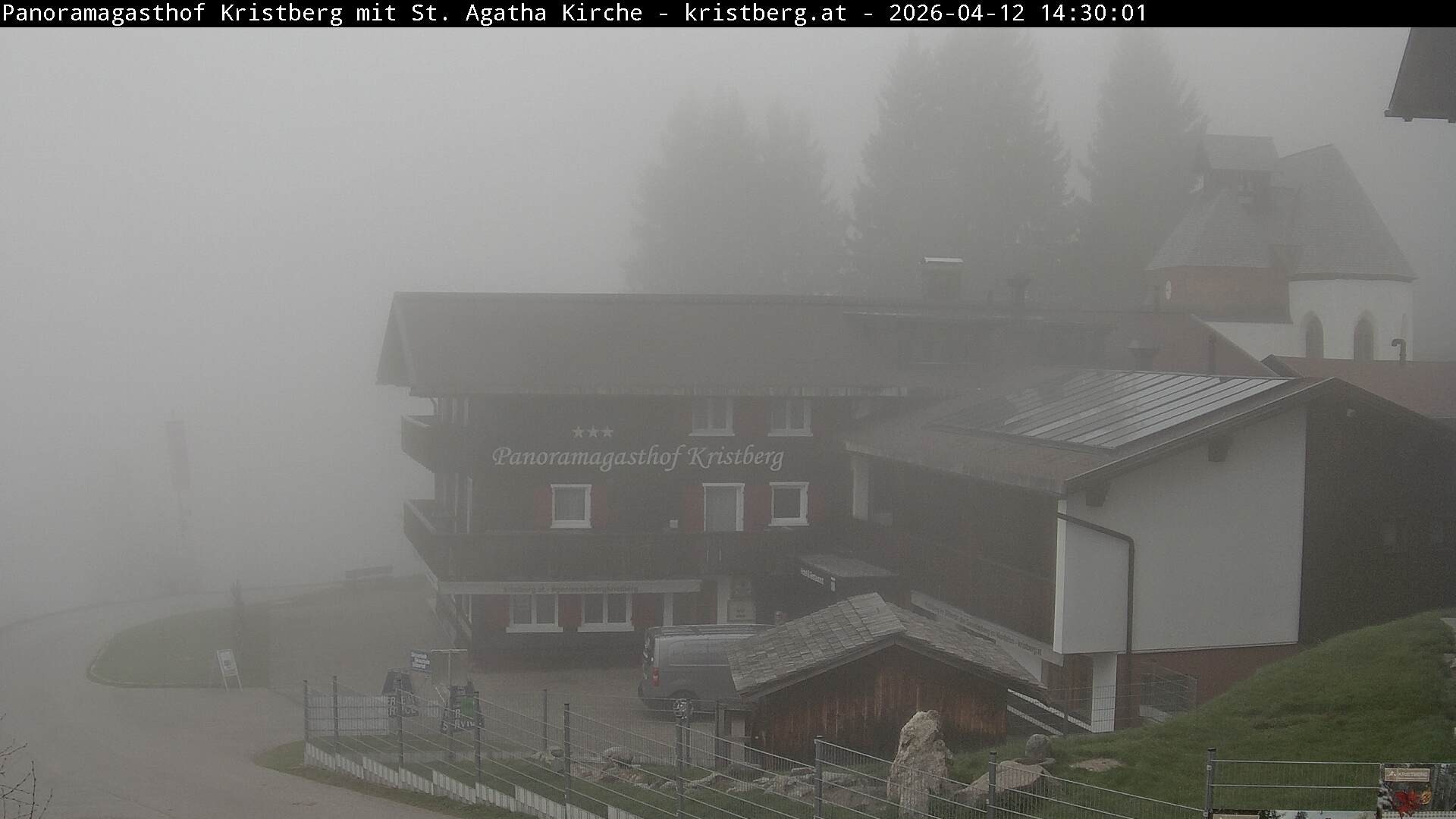 Archiv Foto Webcam Panoramagasthof Kristberg (Silbertal)