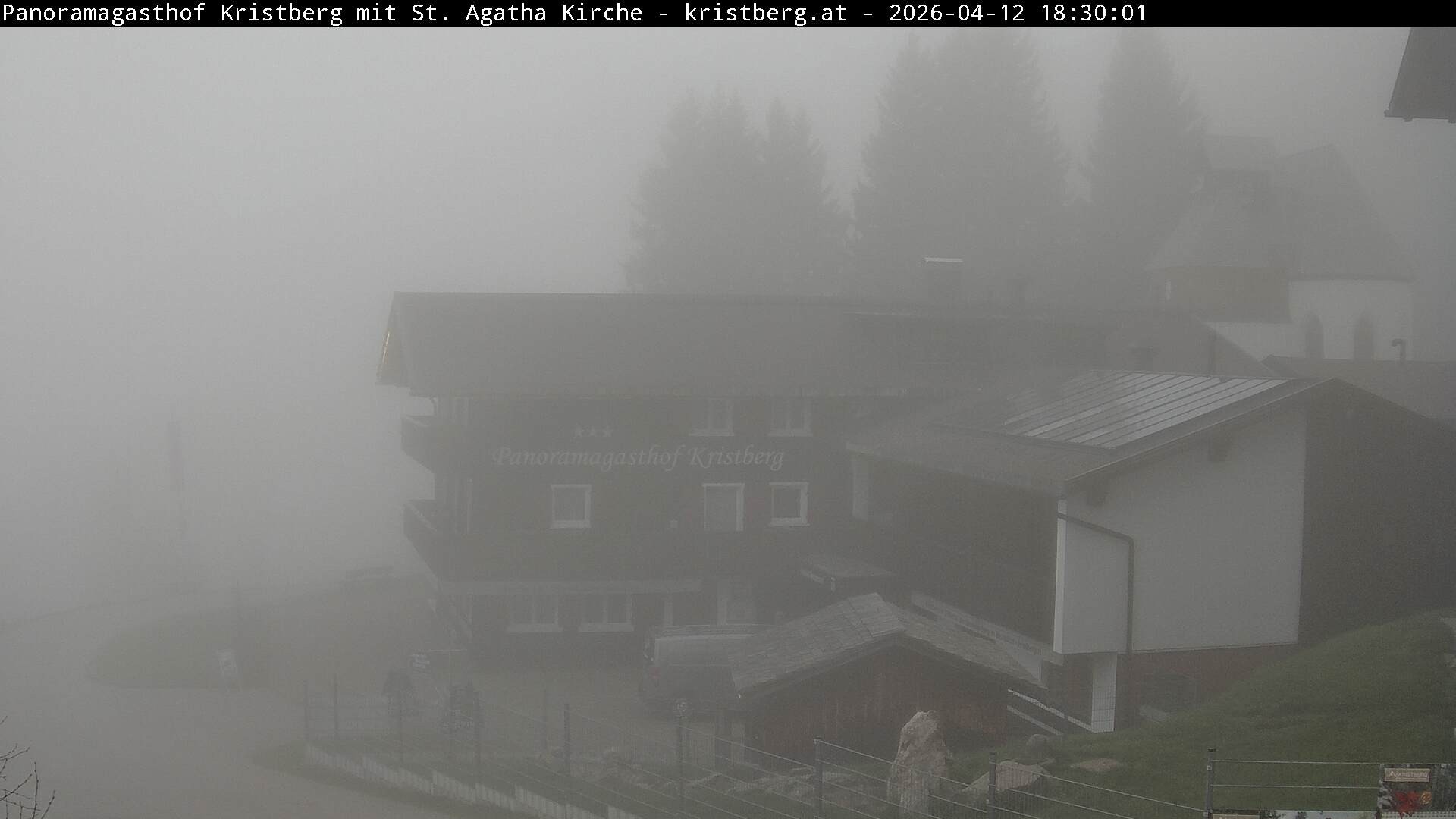 Archiv Foto Webcam Panoramagasthof Kristberg (Silbertal)