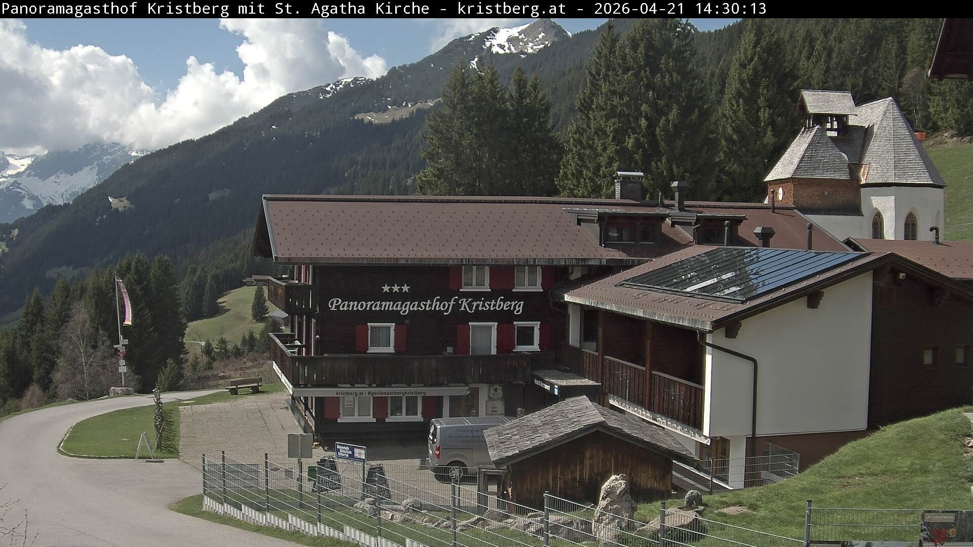 Archiv Foto Webcam Panoramagasthof Kristberg (Silbertal)