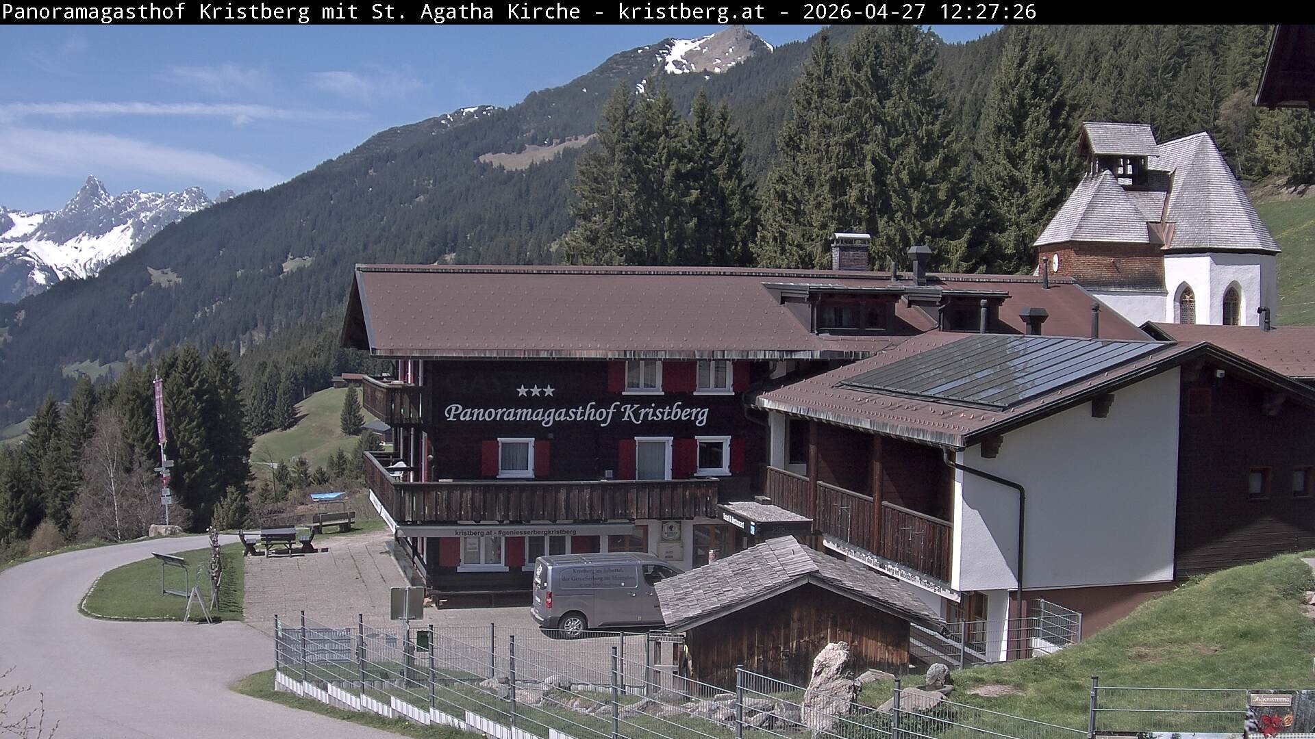 Archiv Foto Webcam Panoramagasthof Kristberg (Silbertal)