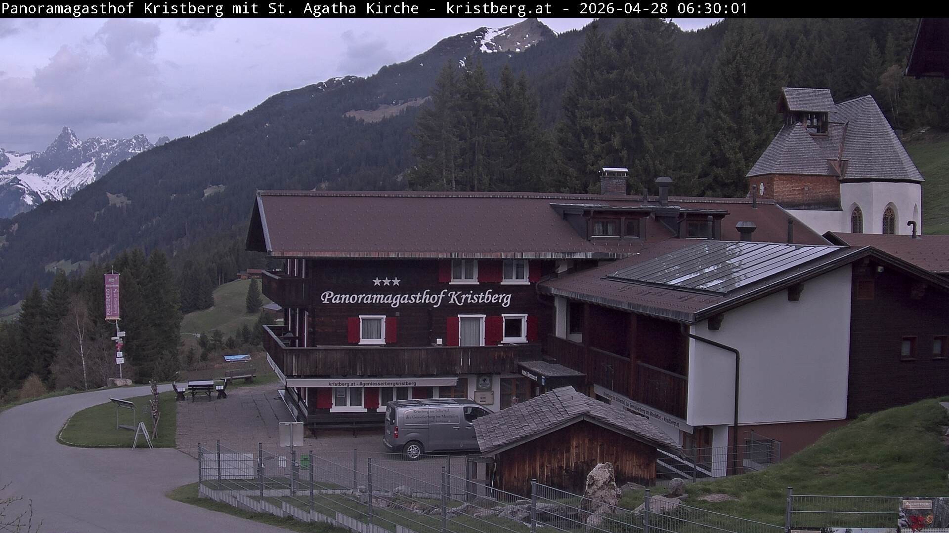 Archiv Foto Webcam Panoramagasthof Kristberg (Silbertal)