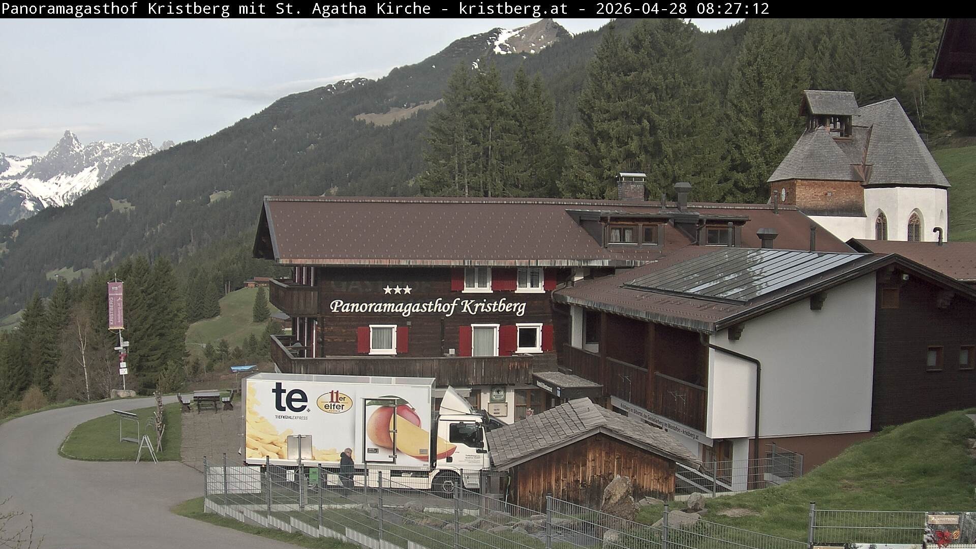 Archiv Foto Webcam Panoramagasthof Kristberg (Silbertal)