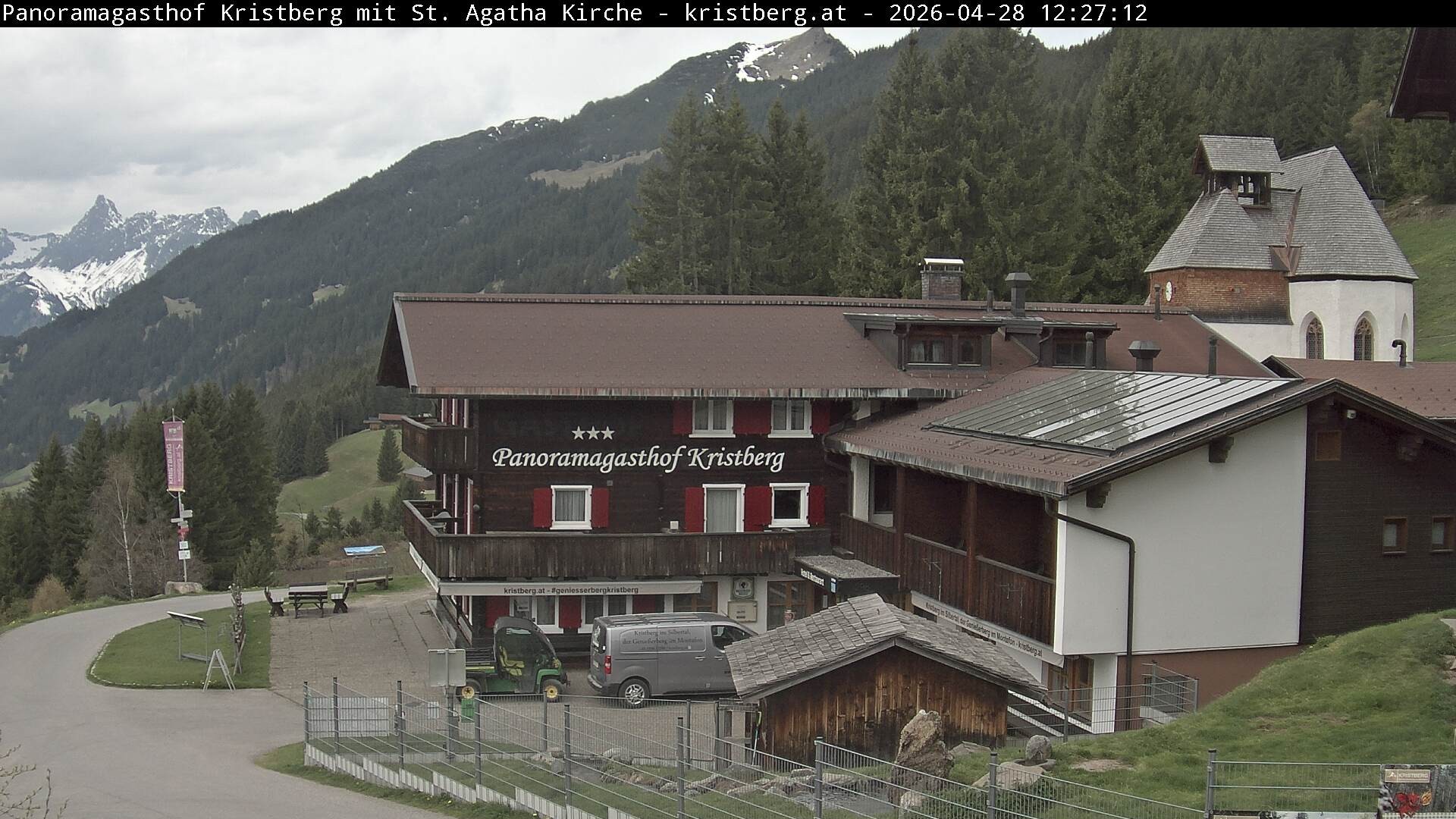 Archiv Foto Webcam Panoramagasthof Kristberg (Silbertal)