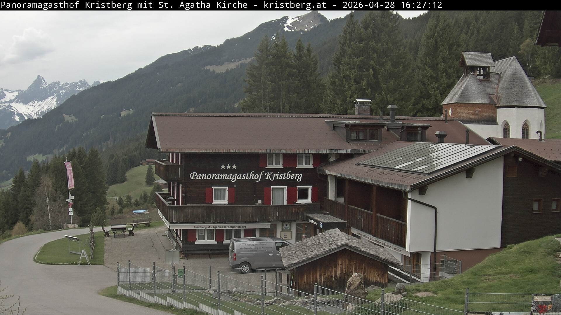 Archiv Foto Webcam Panoramagasthof Kristberg (Silbertal)