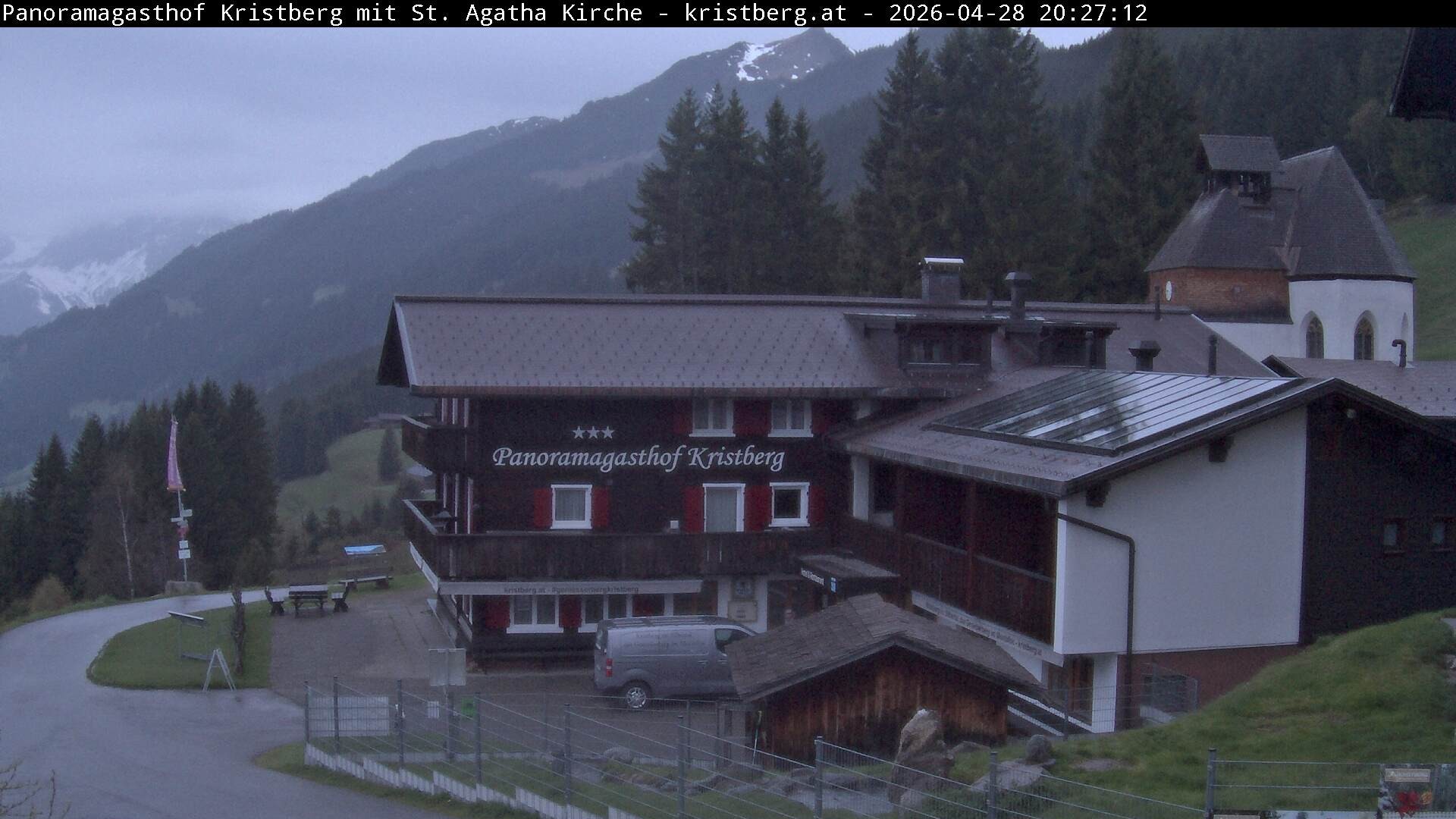 Archiv Foto Webcam Panoramagasthof Kristberg (Silbertal)