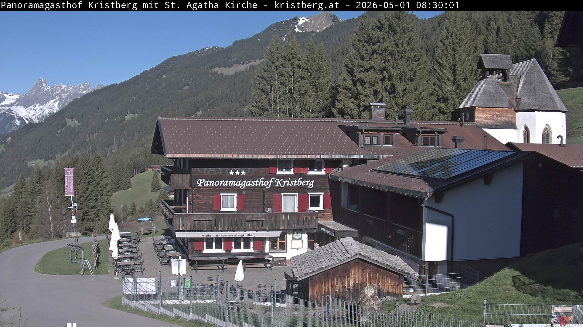 Archiv Foto Webcam Panoramagasthof Kristberg (Silbertal)