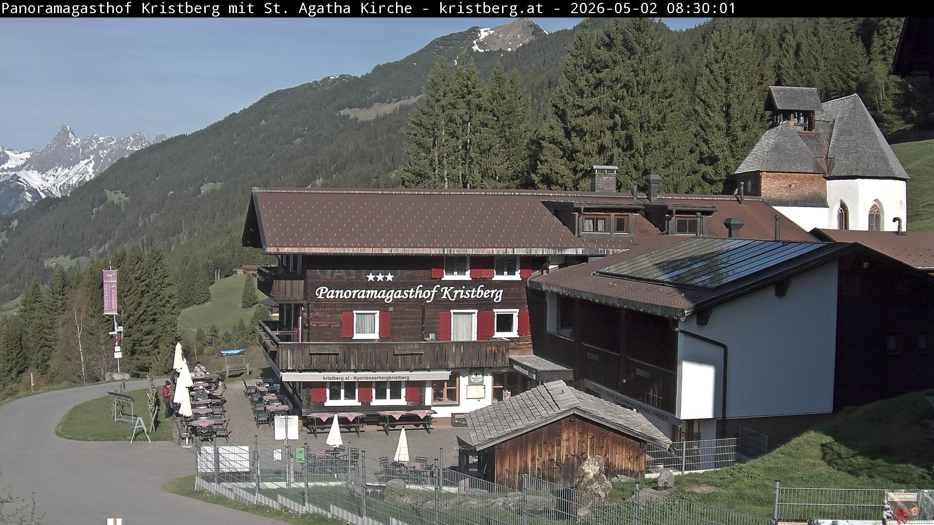Archiv Foto Webcam Panoramagasthof Kristberg (Silbertal)
