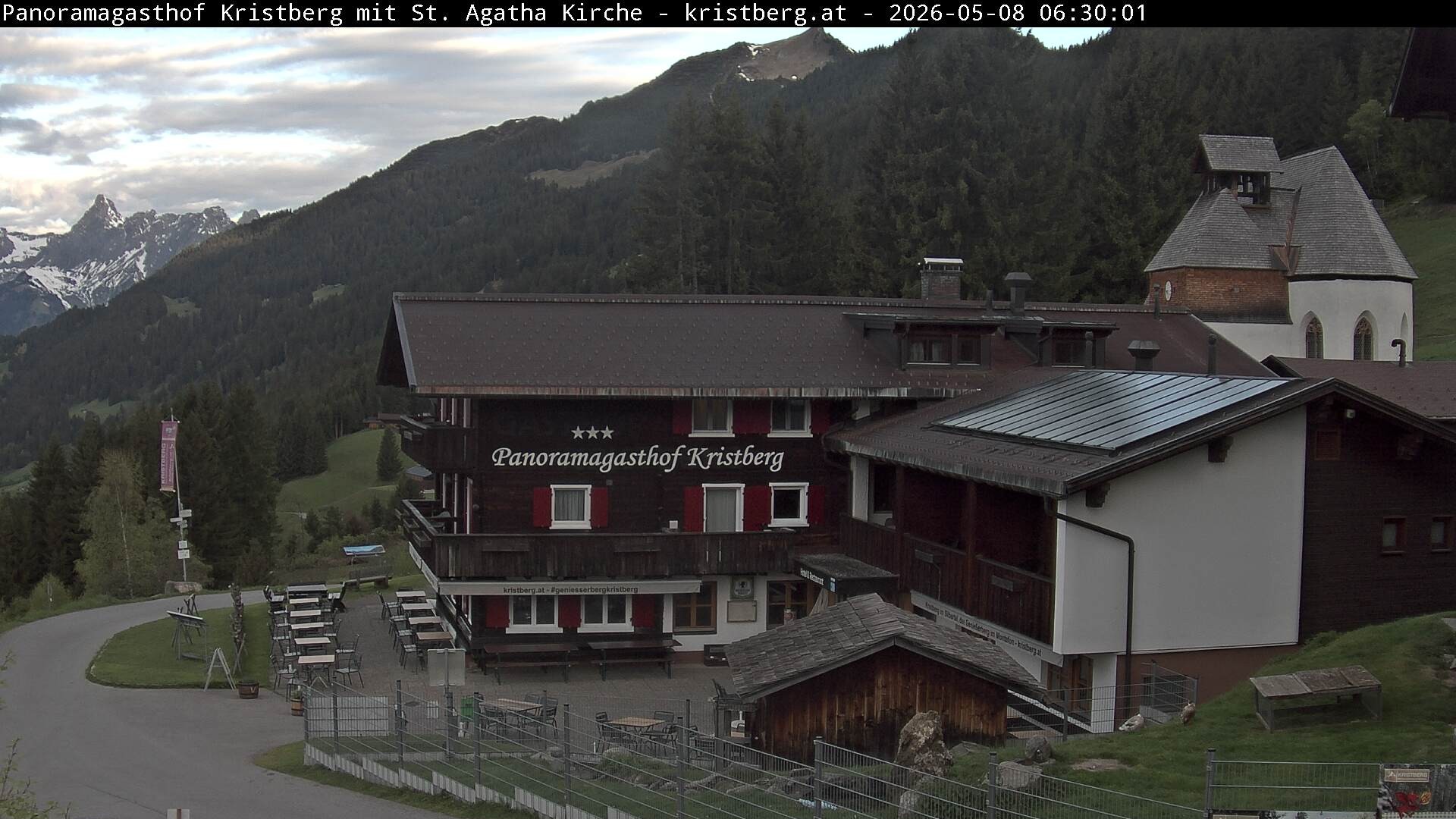 Archiv Foto Webcam Panoramagasthof Kristberg (Silbertal)