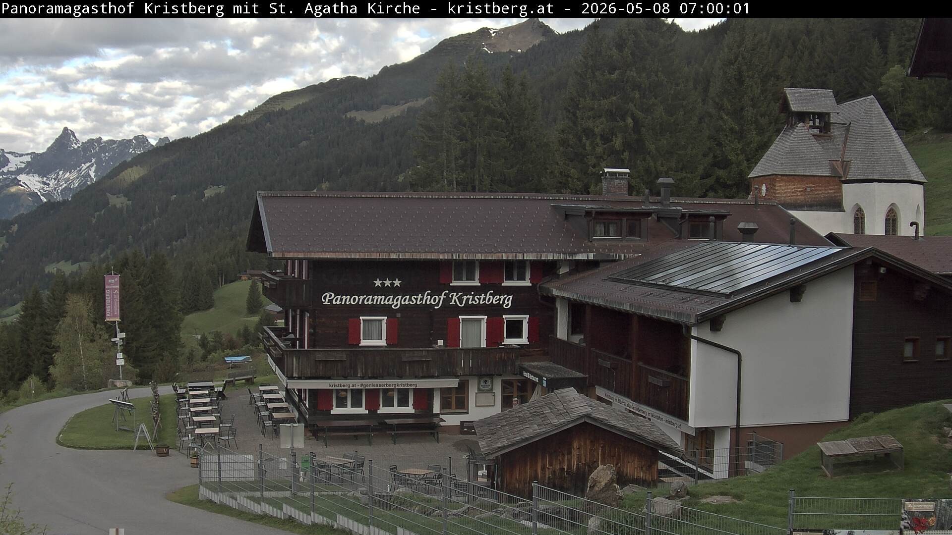 Archiv Foto Webcam Panoramagasthof Kristberg (Silbertal)