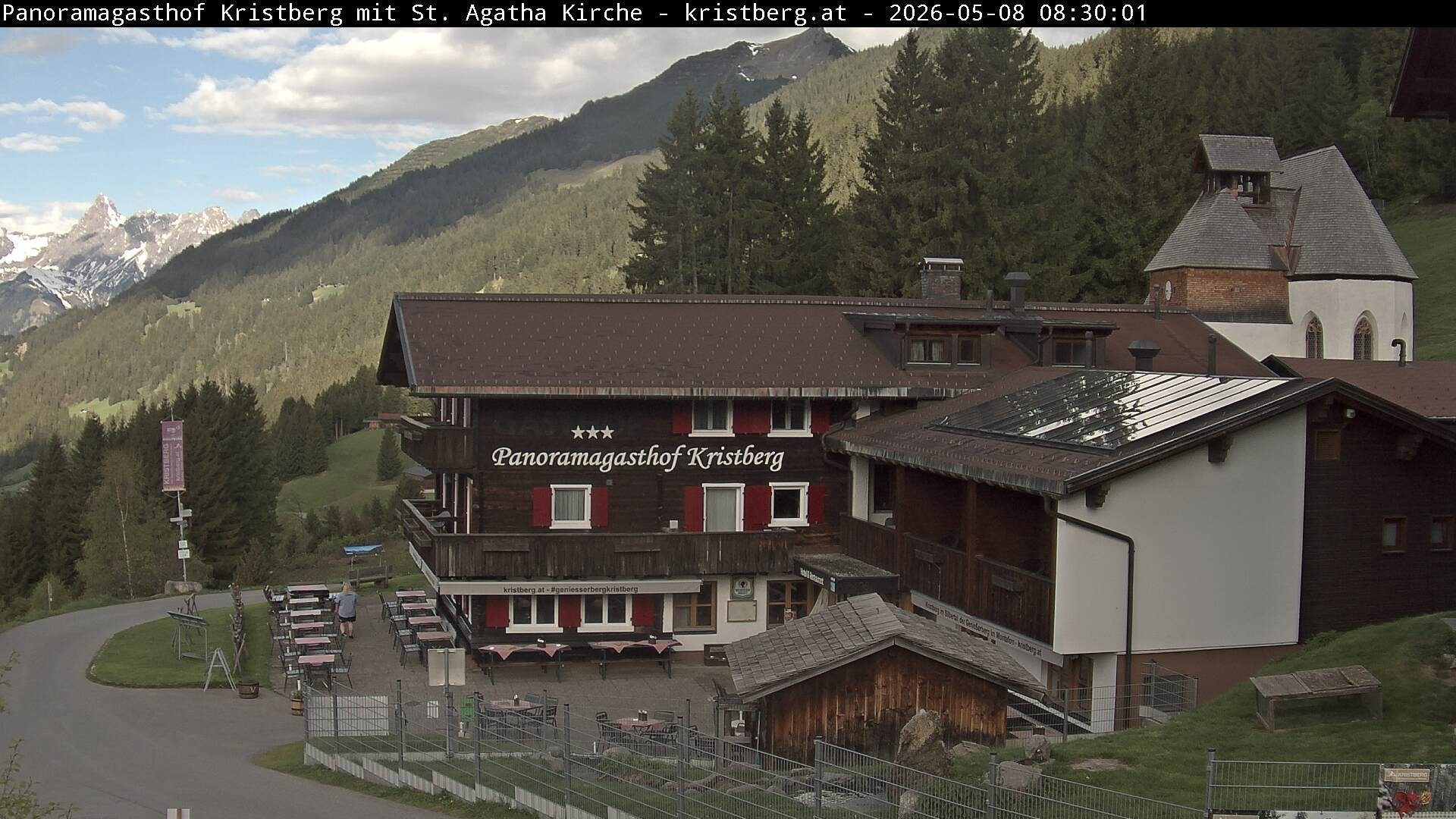 Archiv Foto Webcam Panoramagasthof Kristberg (Silbertal)