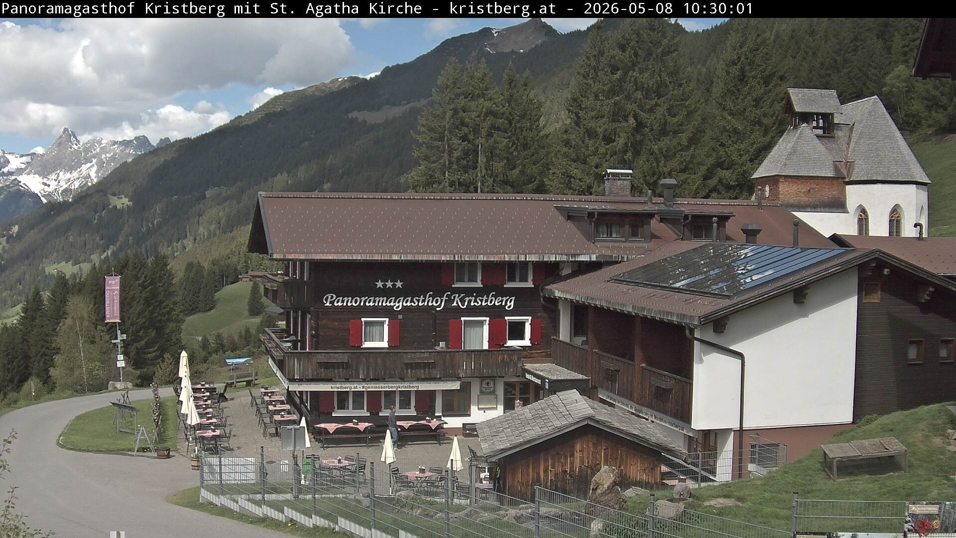 Archiv Foto Webcam Panoramagasthof Kristberg (Silbertal)