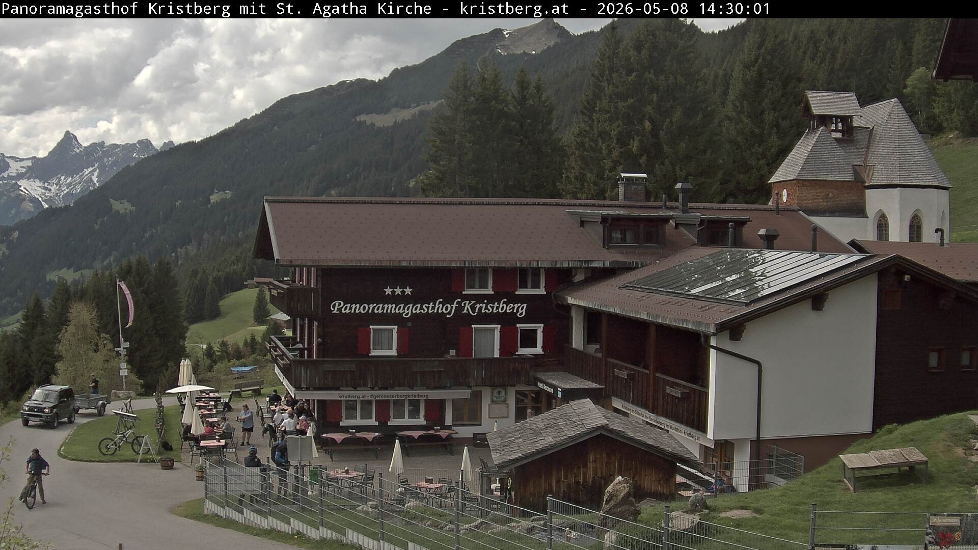 Archiv Foto Webcam Panoramagasthof Kristberg (Silbertal)