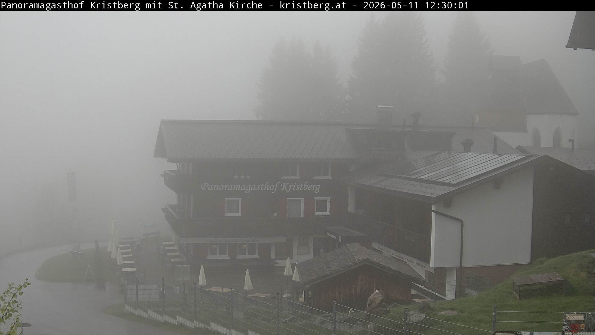 Archiv Foto Webcam Panoramagasthof Kristberg (Silbertal)