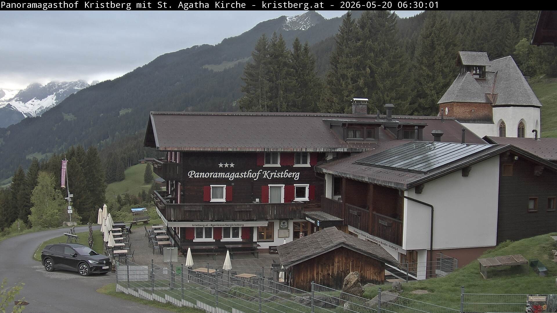 Archiv Foto Webcam Panoramagasthof Kristberg (Silbertal)