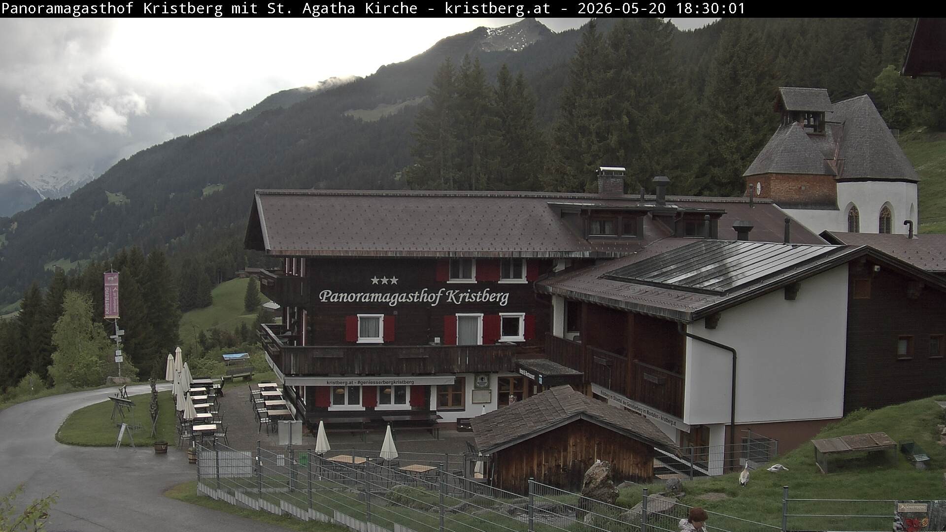 Archiv Foto Webcam Panoramagasthof Kristberg (Silbertal)