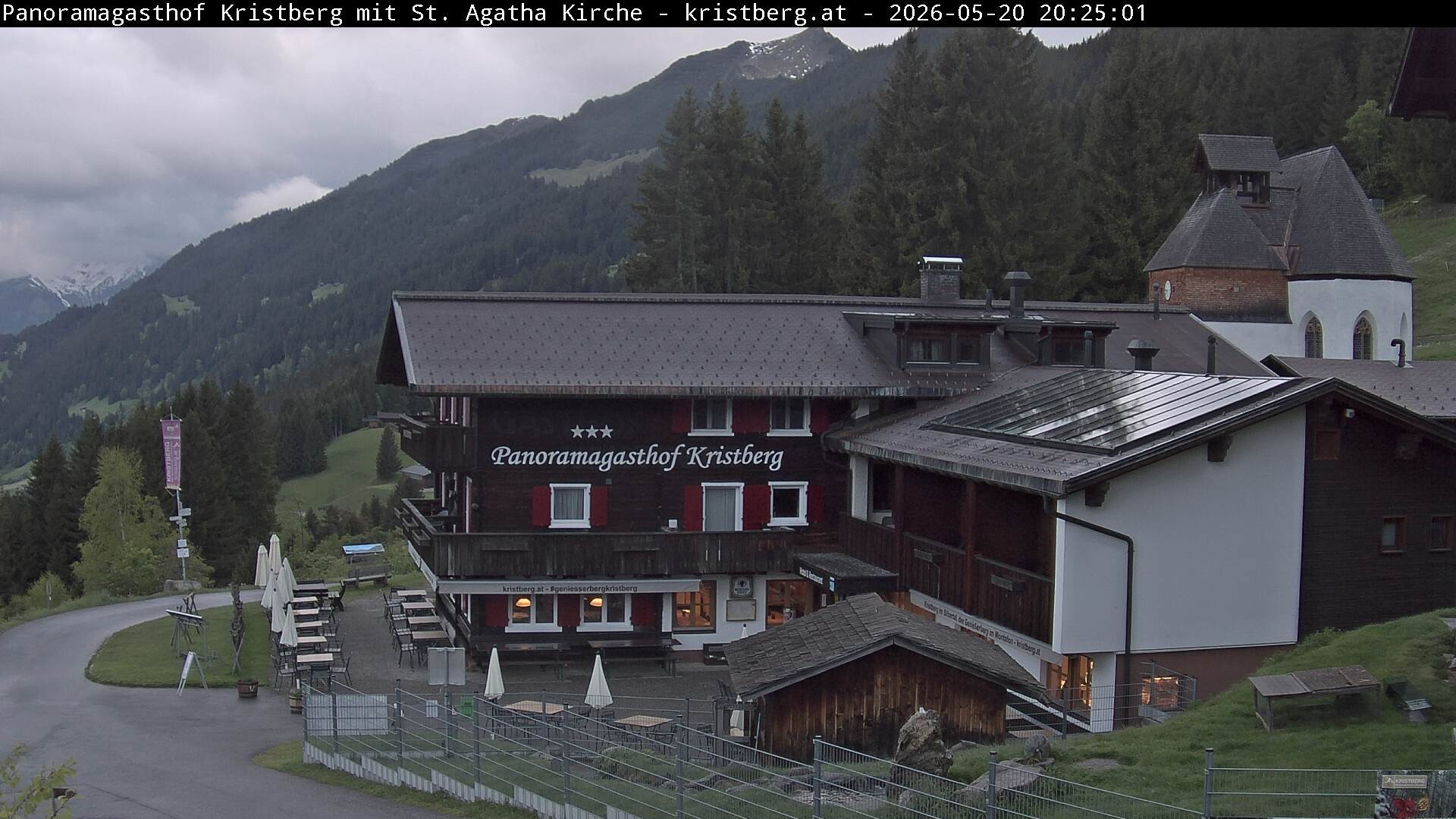 Archiv Foto Webcam Panoramagasthof Kristberg (Silbertal)
