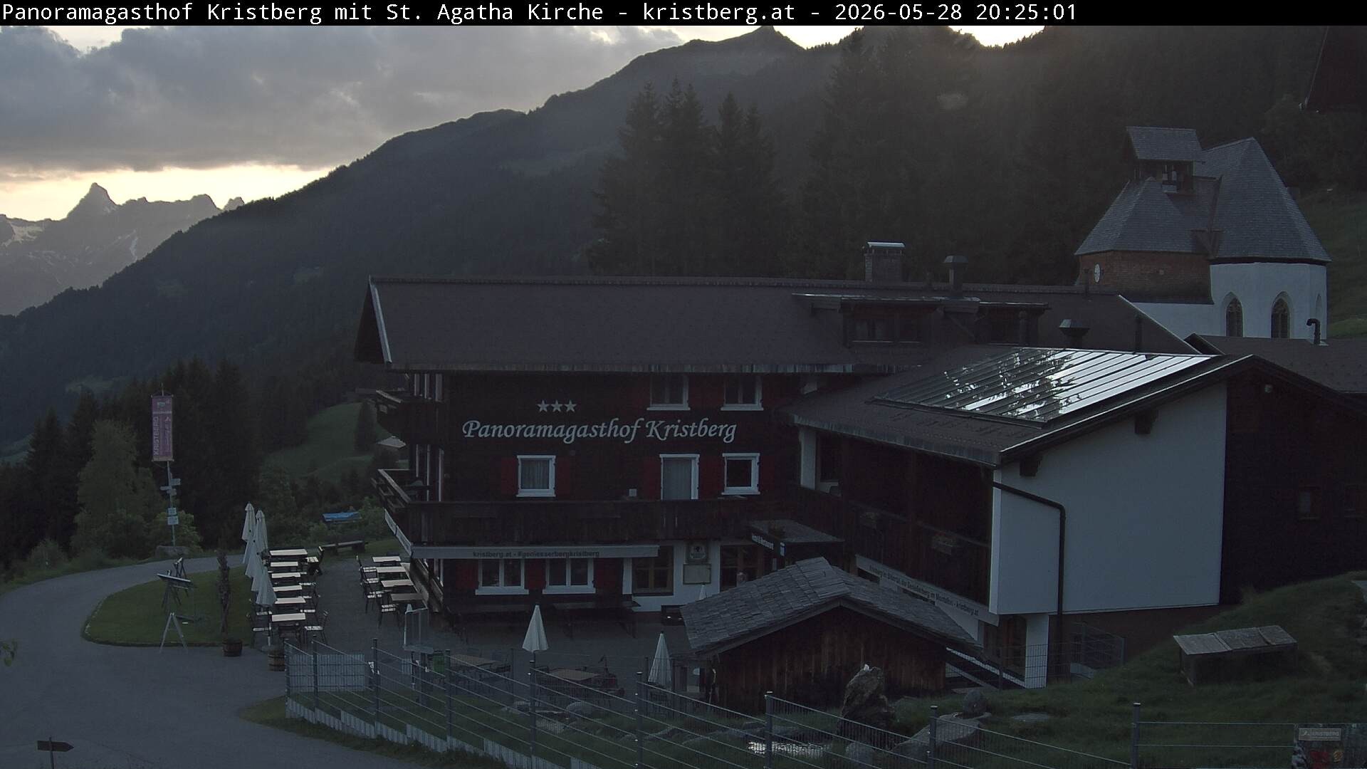 Archiv Foto Webcam Panoramagasthof Kristberg (Silbertal)