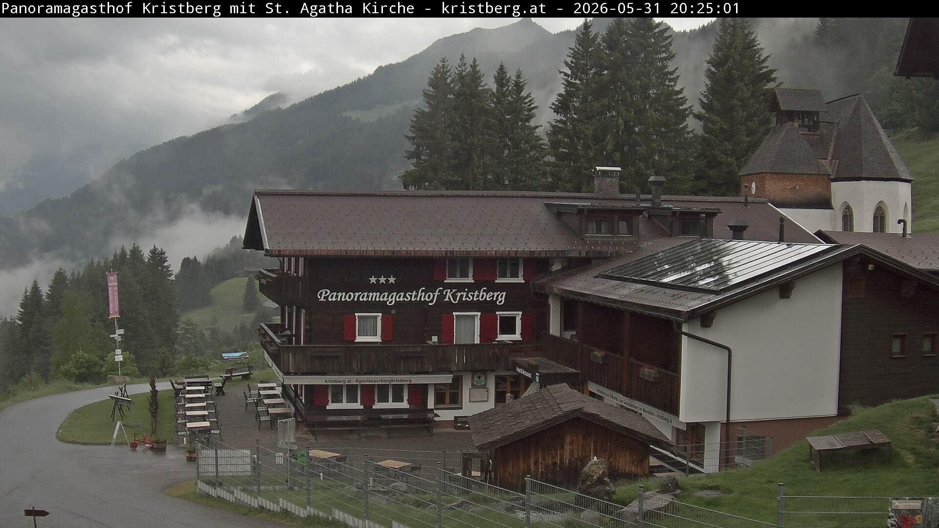 Archiv Foto Webcam Panoramagasthof Kristberg (Silbertal)