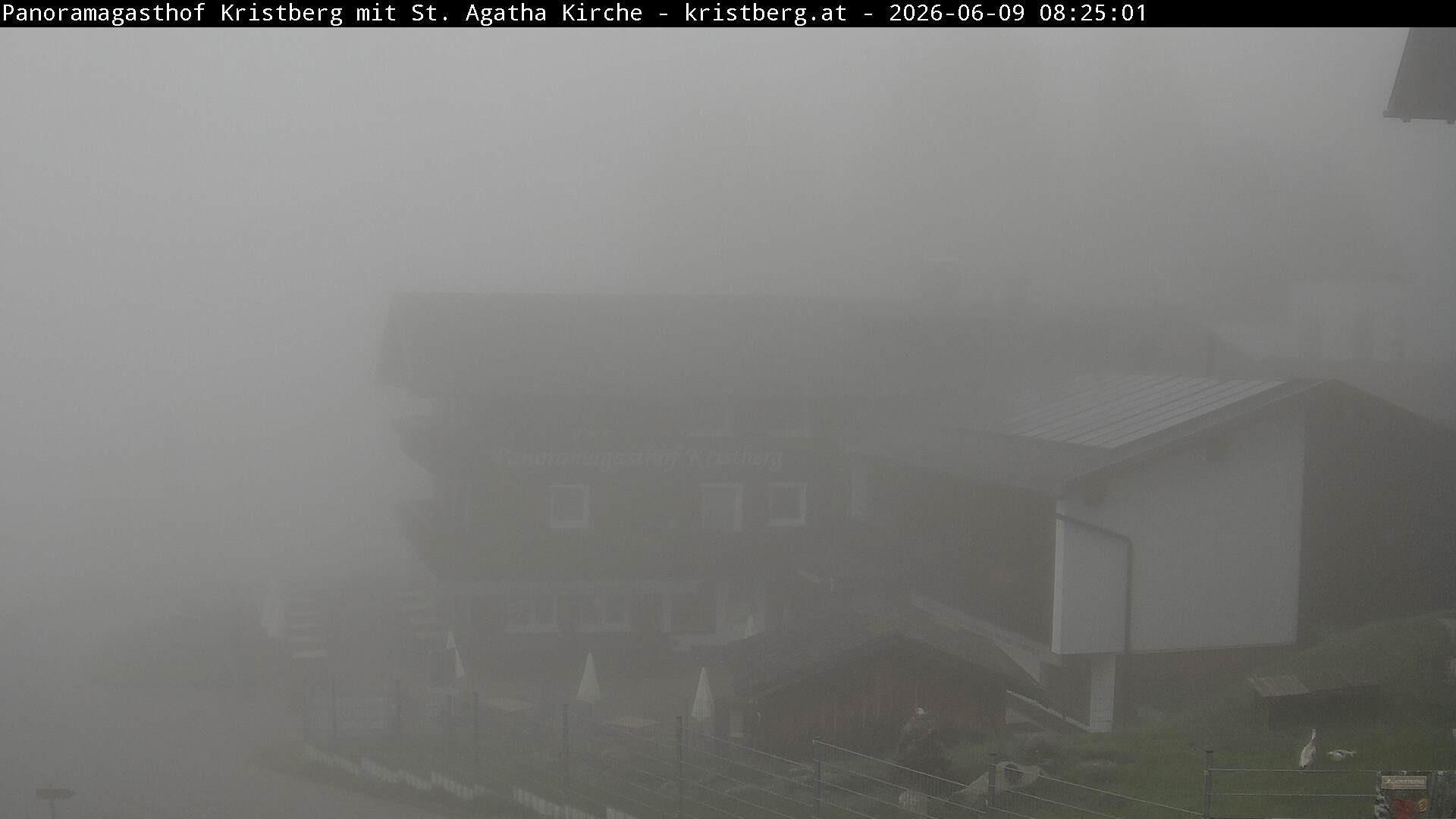 Archiv Foto Webcam Panoramagasthof Kristberg (Silbertal)
