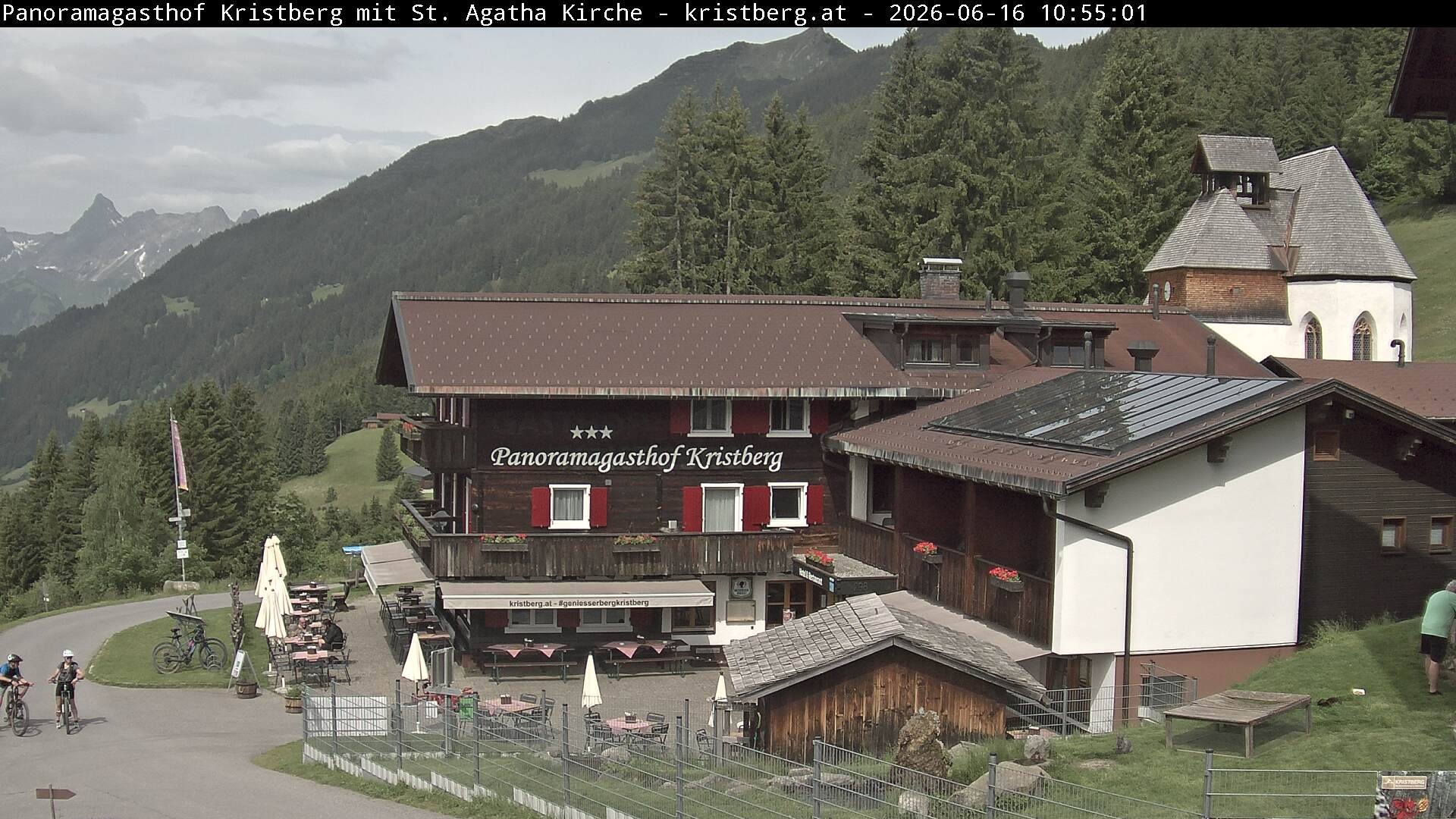 Archiv Foto Webcam Panoramagasthof Kristberg (Silbertal)