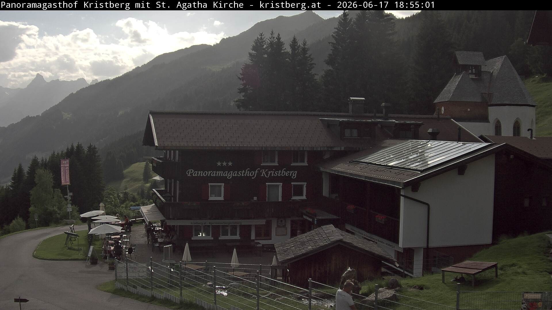 Archiv Foto Webcam Panoramagasthof Kristberg (Silbertal)