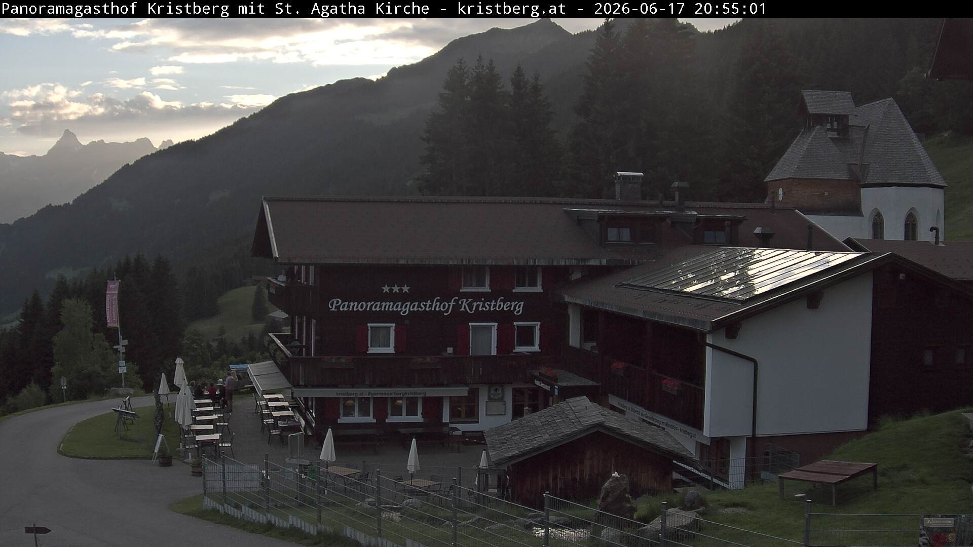 Archiv Foto Webcam Panoramagasthof Kristberg (Silbertal)