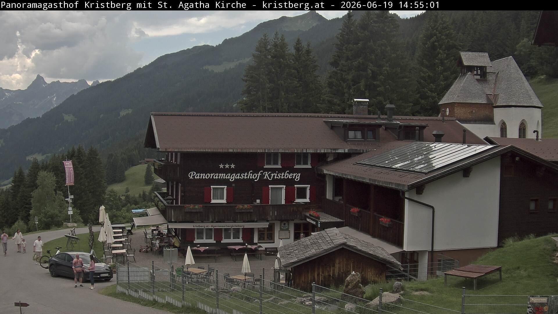 Archiv Foto Webcam Panoramagasthof Kristberg (Silbertal)