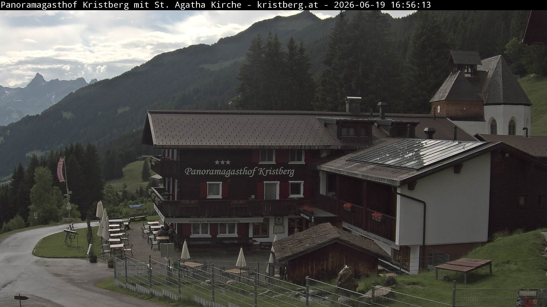 Archiv Foto Webcam Panoramagasthof Kristberg (Silbertal)