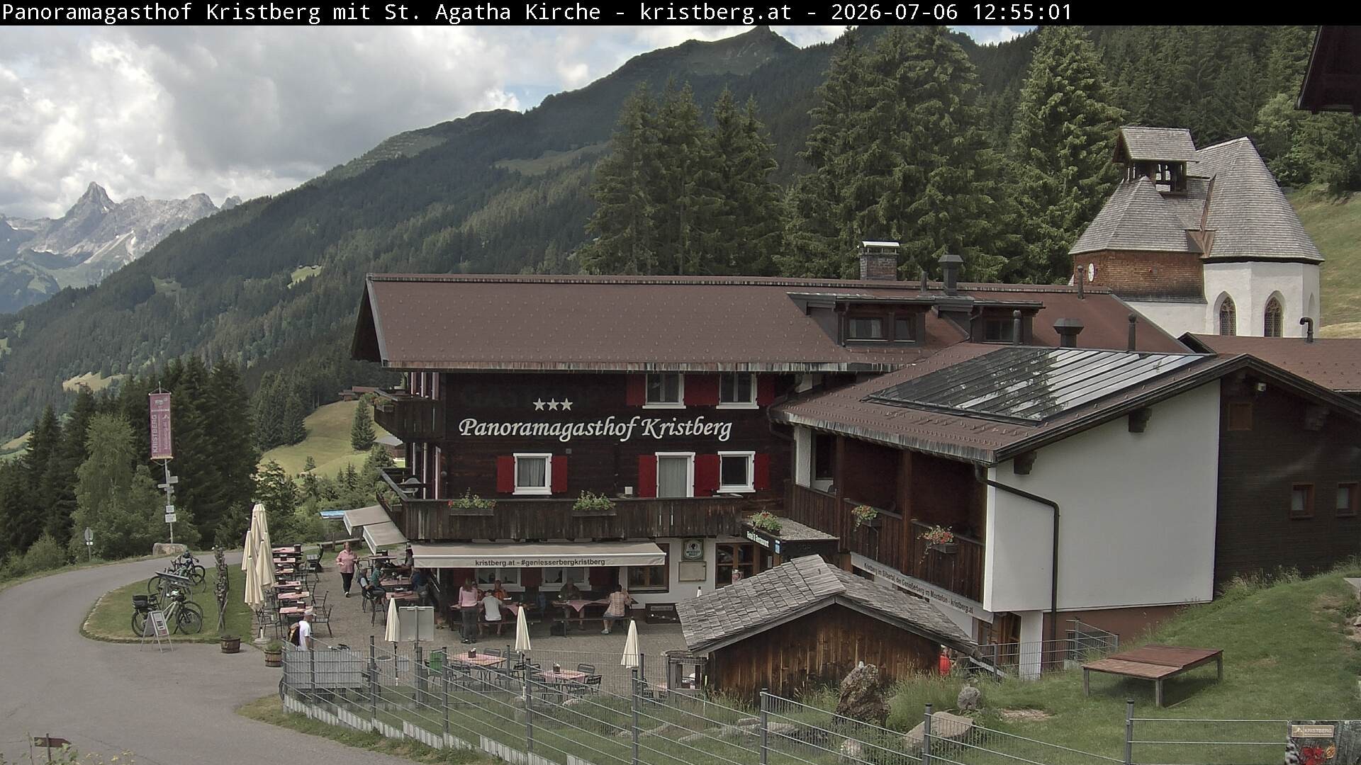 Archiv Foto Webcam Panoramagasthof Kristberg (Silbertal)