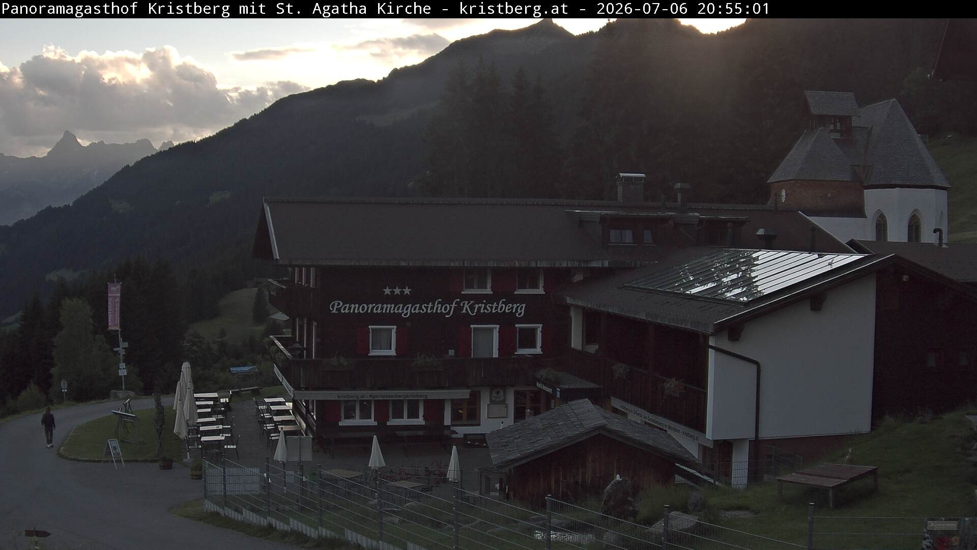 Archiv Foto Webcam Panoramagasthof Kristberg (Silbertal)