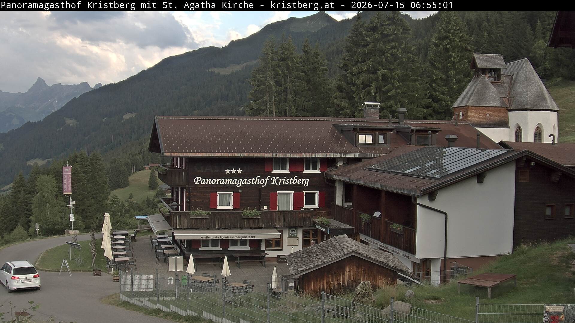 Archiv Foto Webcam Panoramagasthof Kristberg (Silbertal)