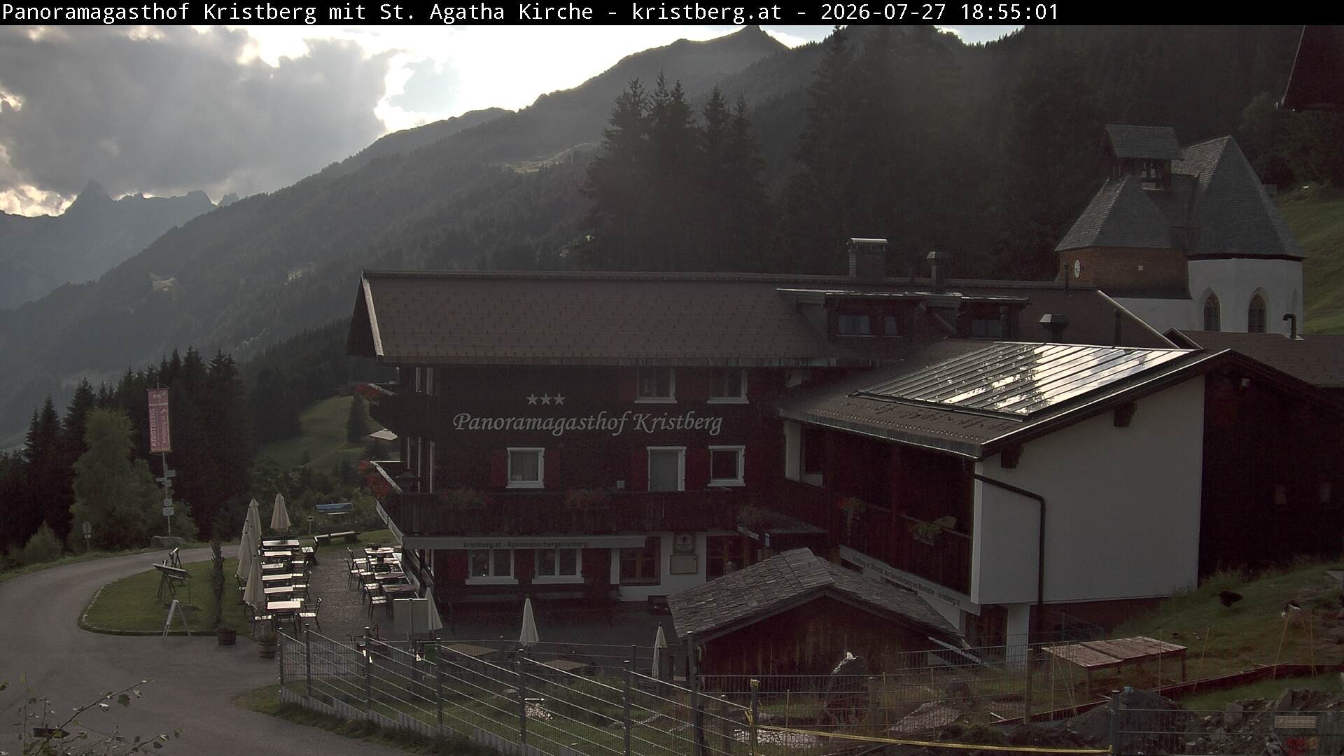 Archiv Foto Webcam Panoramagasthof Kristberg (Silbertal)