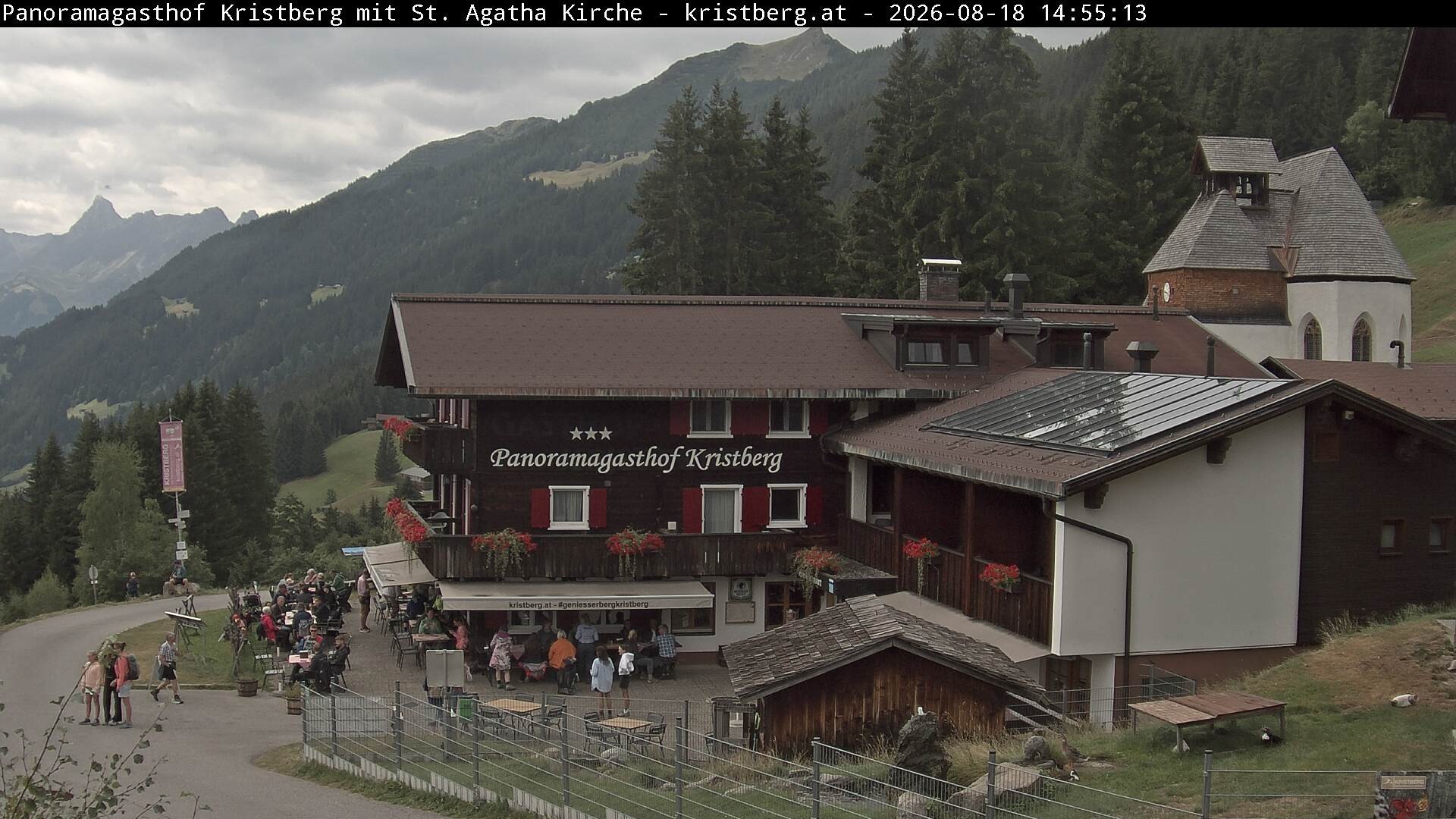 Archiv Foto Webcam Panoramagasthof Kristberg (Silbertal)