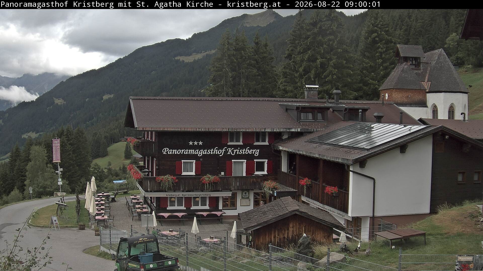 Archiv Foto Webcam Panoramagasthof Kristberg (Silbertal)