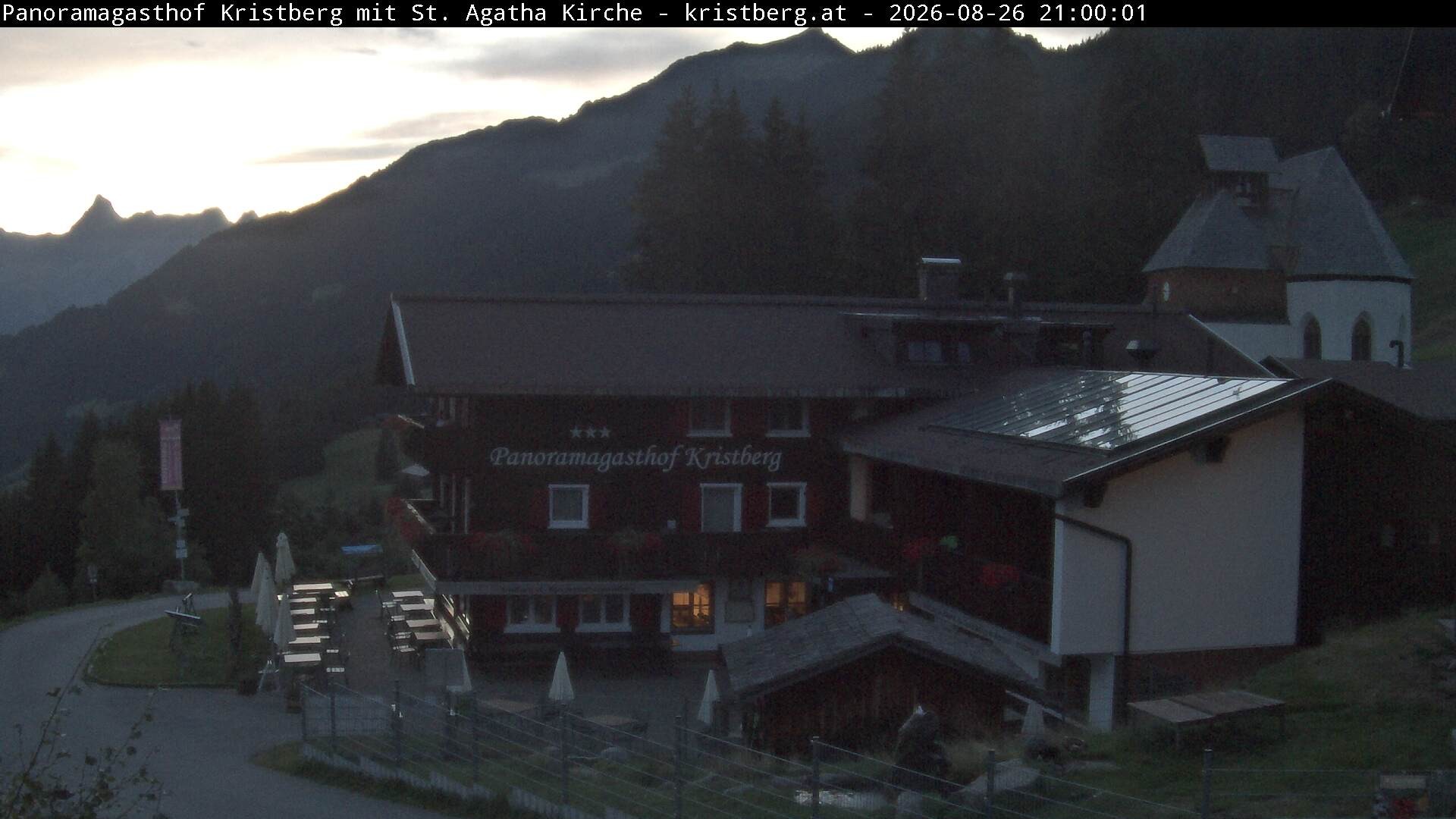 Archiv Foto Webcam Panoramagasthof Kristberg (Silbertal)