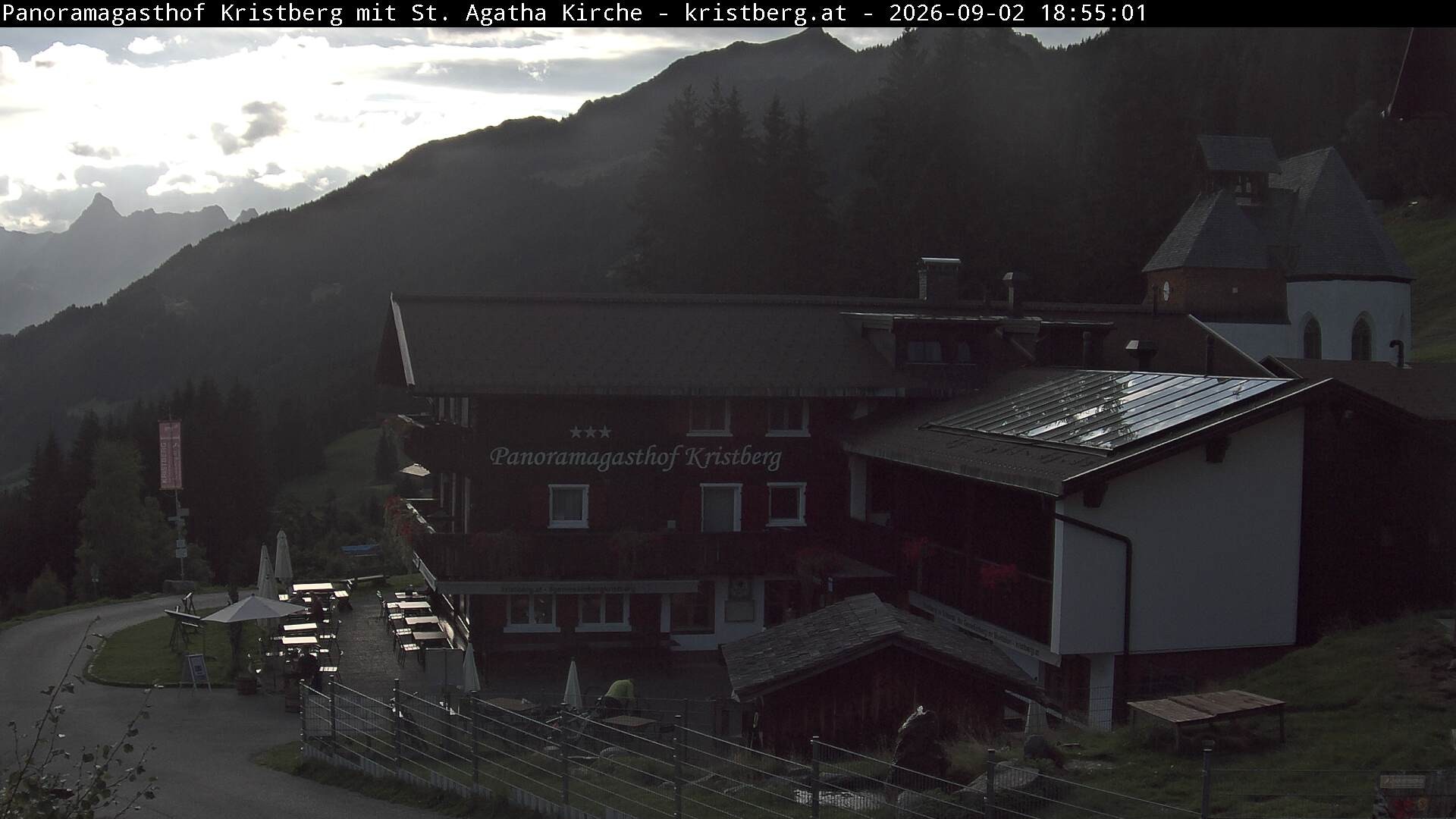 Archiv Foto Webcam Panoramagasthof Kristberg (Silbertal)