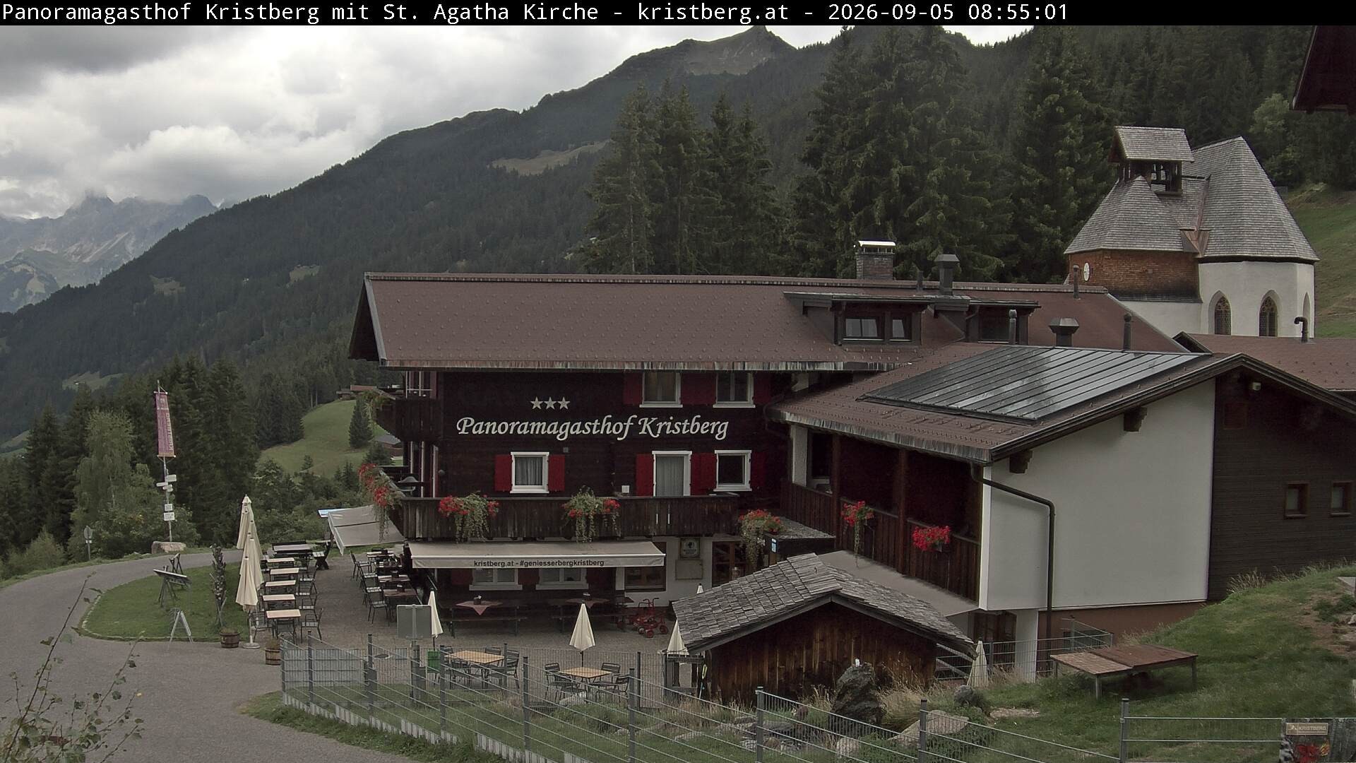 Archiv Foto Webcam Panoramagasthof Kristberg (Silbertal)