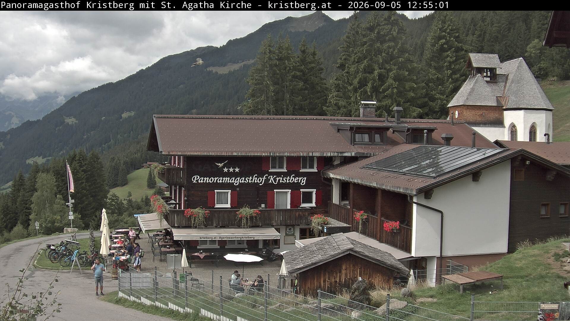 Archiv Foto Webcam Panoramagasthof Kristberg (Silbertal)